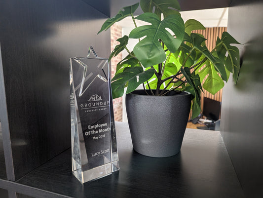 Celebrating Ground Up's Employee Of The Month For May!