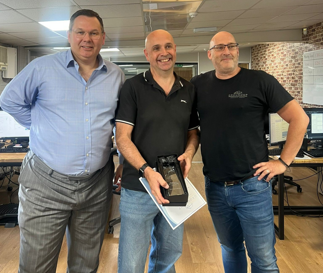 Celebrating Ground Up's Employee Of The Month For June!